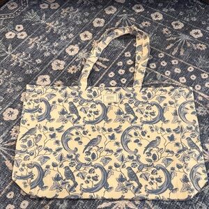 Sezane Antoinette Poisson Canvas Tote Bag